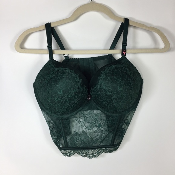 Victoria’s Secret Bombshell Lace Bustier Top 36C - Picture 4 of 13